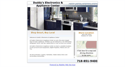 Desktop Screenshot of duddyselectronics.com